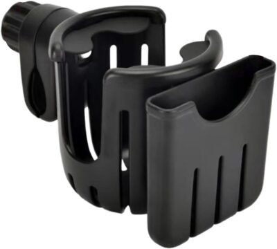 車椅子用カップホルダー、車椅子用カップホルダー、電動車椅子用カップホルダー電動モビリティドリンクホルダー| 電話ホルダー付きウォーターボトルカップホルダー、車椅子、歩行器、歩行器、ベビーカー用カップホルダー