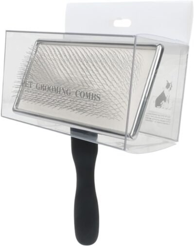 グルーミング用の犬のブラシ、ペットのグルーミングブラシ、ペットブラシ犬のグルーミング用品| メタル針ペット用品クリーニングツール、猫のデマッティングツールアンダーコートレーキヘアリムーバーすべての髪のタイプ