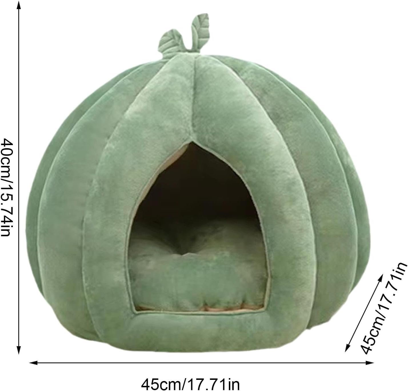 密閉型猫ベッド -室内用猫家具、快適な猫ハウス | 居心地の良い猫の洞窟ベッド、柔らかい豪華な密閉ペットベッド、暖かい猫の巣猫家具、子猫、小型犬、冬、自宅、屋内用の猫の隠れ家 - 이미지 7