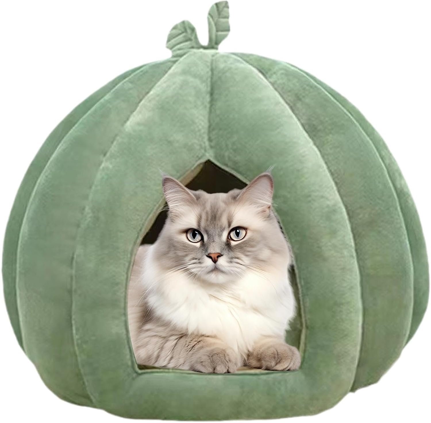 密閉型猫ベッド -室内用猫家具、快適な猫ハウス | 居心地の良い猫の洞窟ベッド、柔らかい豪華な密閉ペットベッド、暖かい猫の巣猫家具、子猫、小型犬、冬、自宅、屋内用の猫の隠れ家 - 이미지 9