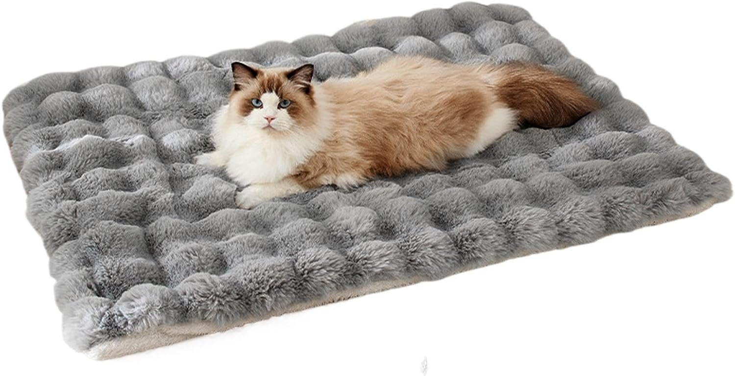 猫マットベッド、犬ベッドマット | 犬猫用家具ペットソファマット -暖かいサーマルペットパッド、洗濯機で洗えるペットソフト暖かいマット、屋内屋外ペット猫犬用