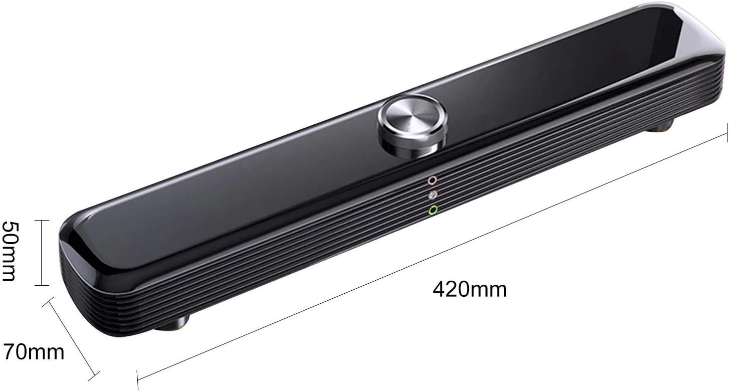 テレビサウンドバー3.5mm有線サウンドバーリッチベースUSB搭載サウンドバースピーカー用テレビ(色:白、サイズ:1つのサイズ) - 이미지 6