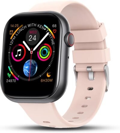 Smart Watch（2024改良バージョン）、Bluetooth通話機能、受信/メッセージ通知、音楽再生、2.1インチの大画面、多機能スマートウォッチ、iPhone＆Android、アクティビティメーター、