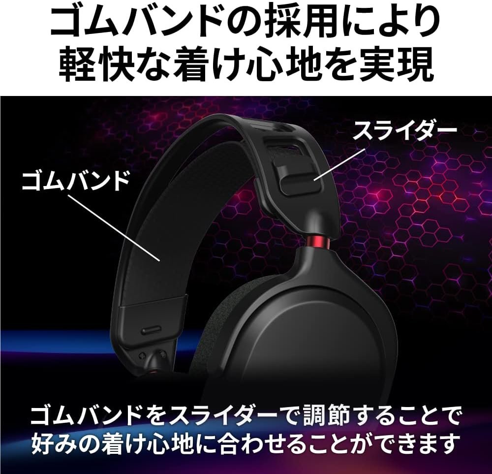 JVC GG-01-Hゲーミングヘッドセット重量:約7.8オンス(199 g)、軽量のボディ、白 - 이미지 4