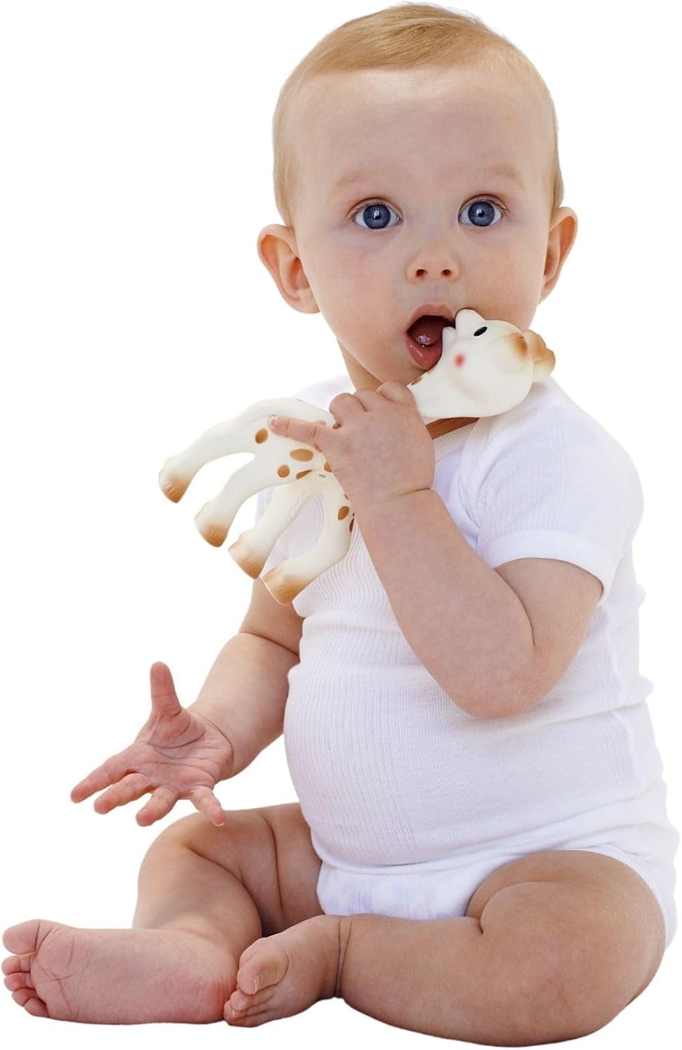 Sophie Giraffeシリーズギフトセット(赤い箱)、ベビーシャワー、本物の日本製品、Vulli、歯、かわいい、赤ちゃん、0年、1歳、人気、初めてのおもちゃ(Giraffe Sophie - 이미지 3