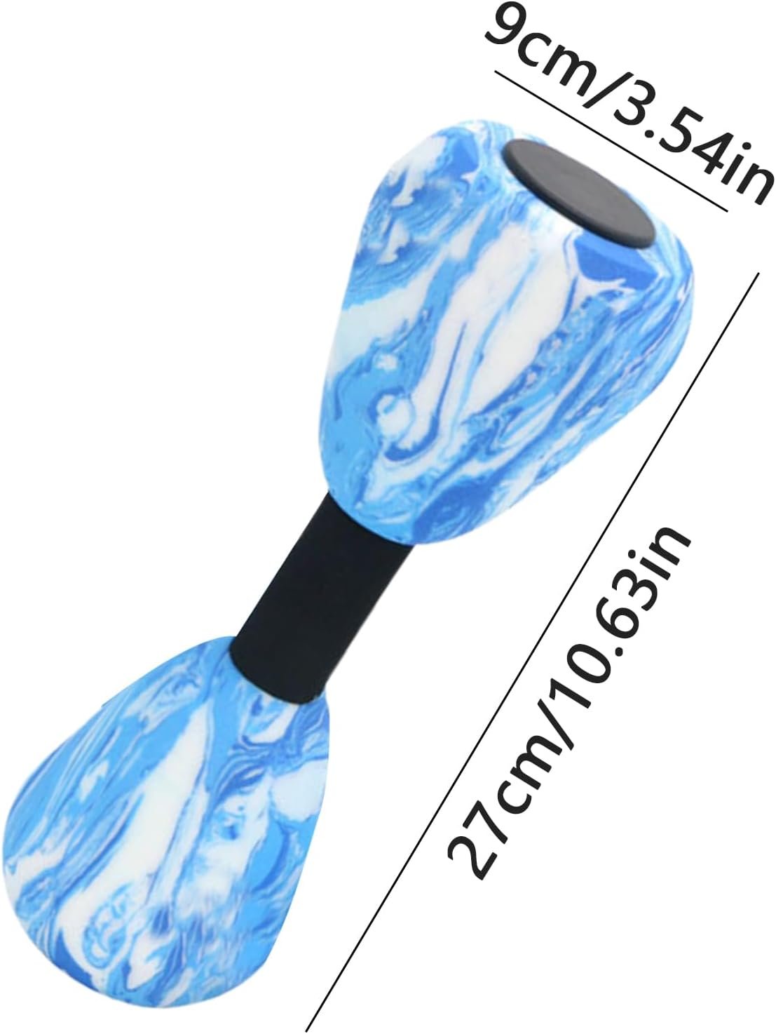 プールエクササイズのための水の重量、スポーツ水生運動ダンベル -プールエクササイズのためのフォームダンベル、ジムの屋外スイミングをトレーニングするためのエアロビックワークアウト機器をスポーツします - 이미지 5