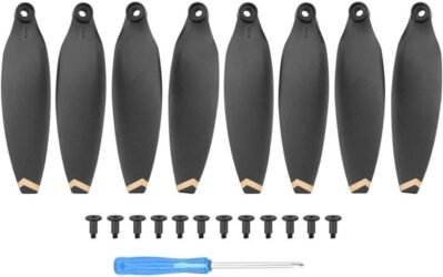 プロペラ軽量翼ブレードfi＆mi mi＆niドローンノイズリダースプロペラ1セット交換用スペアパーツ（黄色）