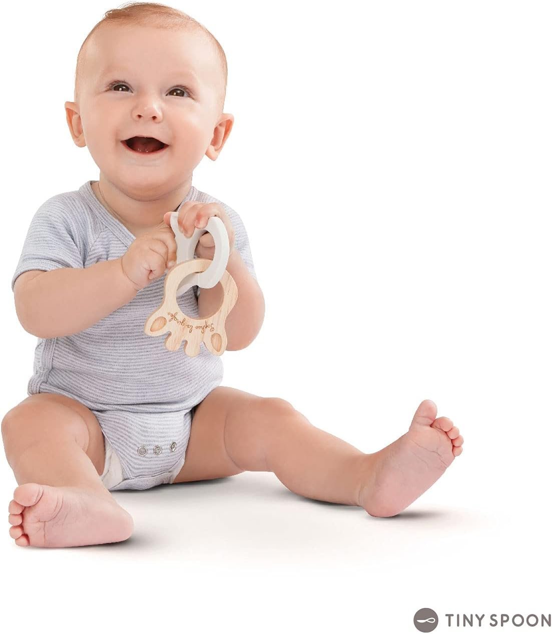 Sophie The Giraffe Silhouette Ring、本物の日本製品、Vulli、歯、天然ゴム、かわいい、赤ちゃん、乳児、0年、0ヶ月、1歳、人気、最初のおもちゃ、ガラガラ、プレゼント、男の子、女の子、 - 이미지 5