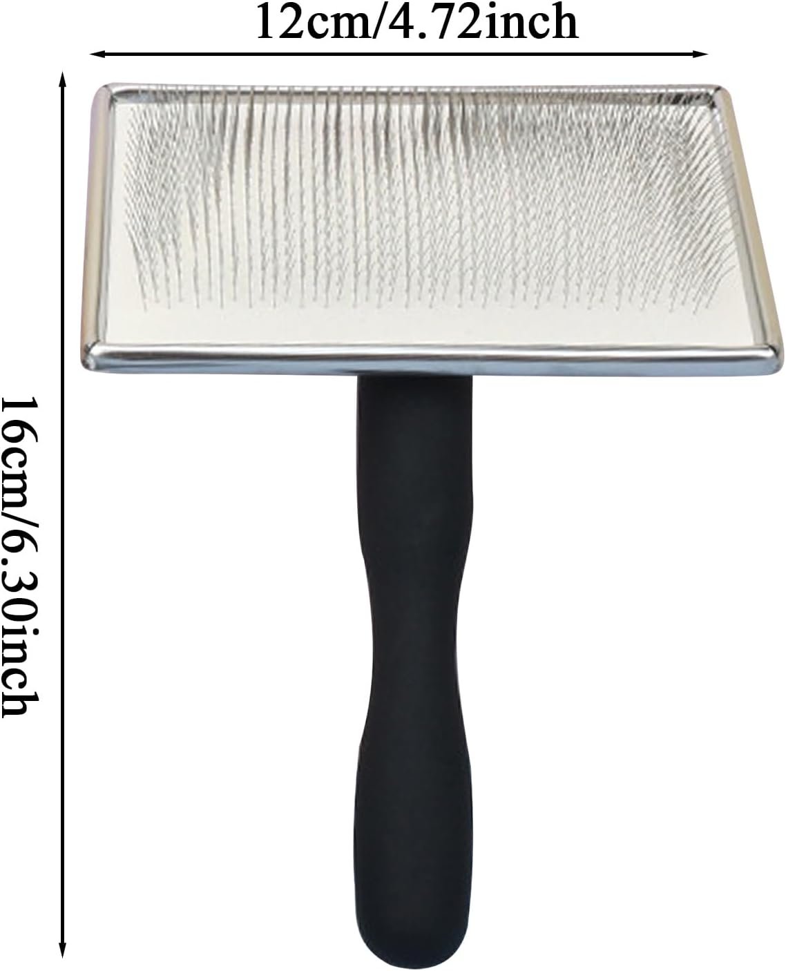 グルーミング用の犬のブラシ、ペットのグルーミングブラシ、ペットブラシ犬のグルーミング用品、マッサージメタルニードルコーム、猫の脱脱ツールアンダーコートレーキの脱毛、ゆるいアンダーコートを取り除く - 이미지 5