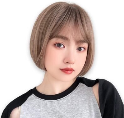 Bright Lara hf1842-RC Women’s Wig, Bob, Inner Color, Natural, Full Wig, Bob Hair Wig
