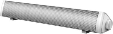 Soundbar Computer Speaker Wired Sound Bar Stereo USB Hi-Fiサウンドリッチベースウォールマウントサウンドバー（白、サイズ：1つのサイズ）
