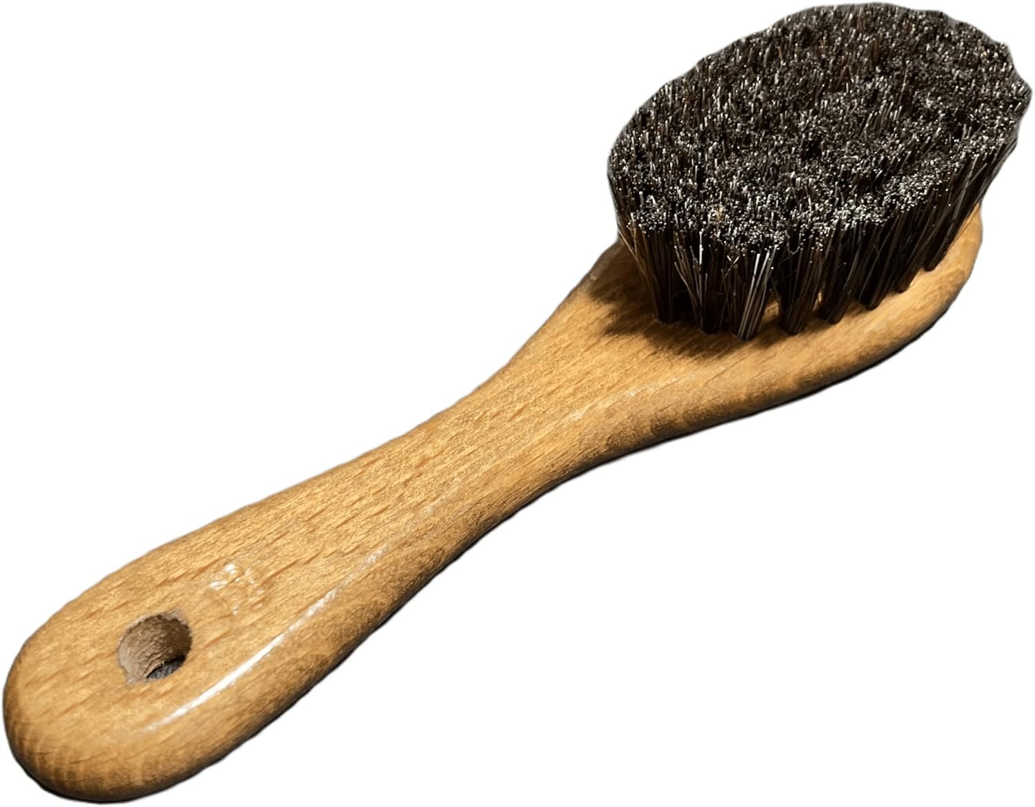 シャインブラシポリッシュブラシ、柔らかい馬の毛、足のマーク、犬、猫、ペット、細いブラッシング、グルーミング