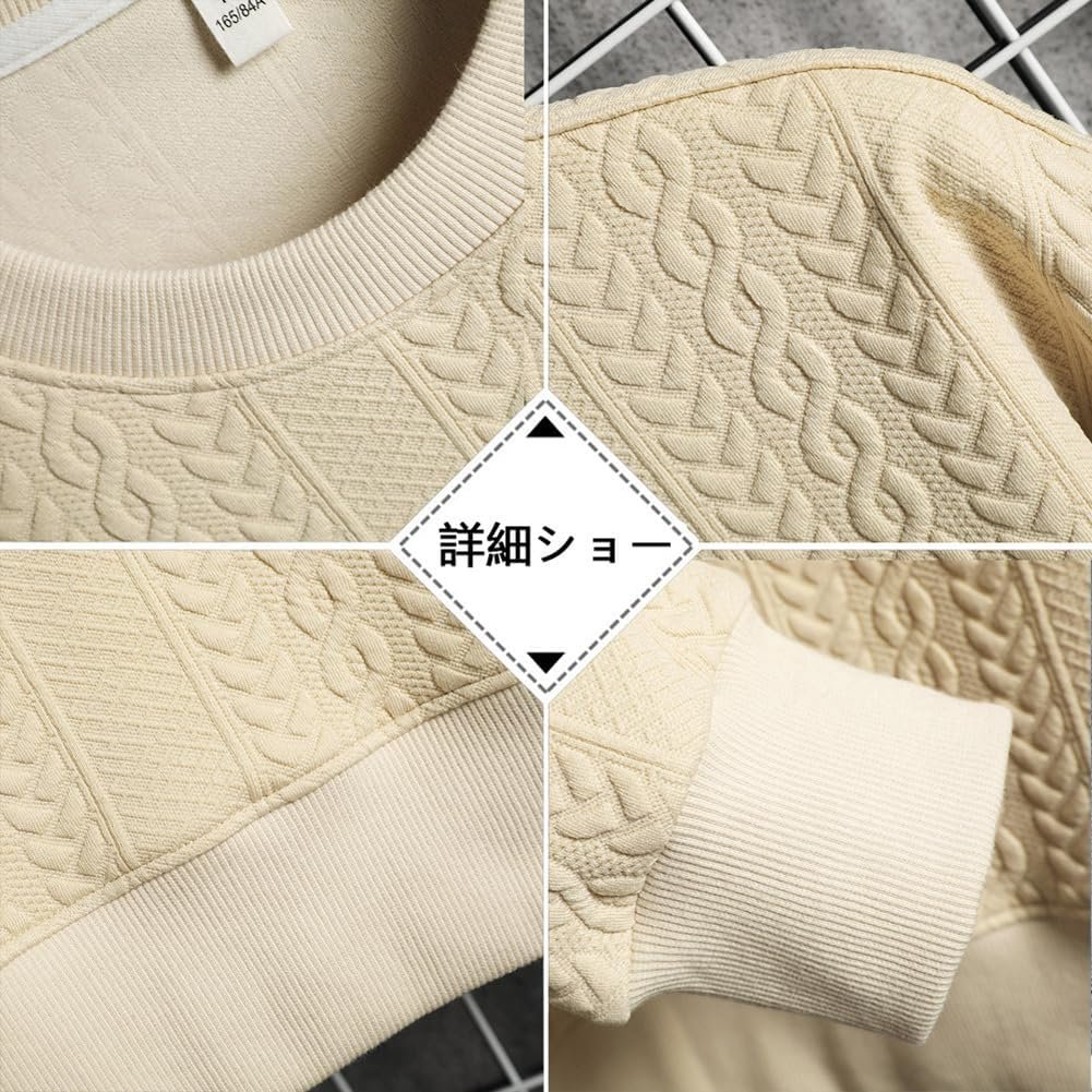 fjltdcpメンズスウェットシャツ、秋の服、長袖、丸い襟、パーカー、Tシャツ、スタイリッシュ、ルーズ、カジュアル、大きなサイズ、ソリッドカラー、人気、快適なトップ、カジュアル、秋、冬 - 이미지 6