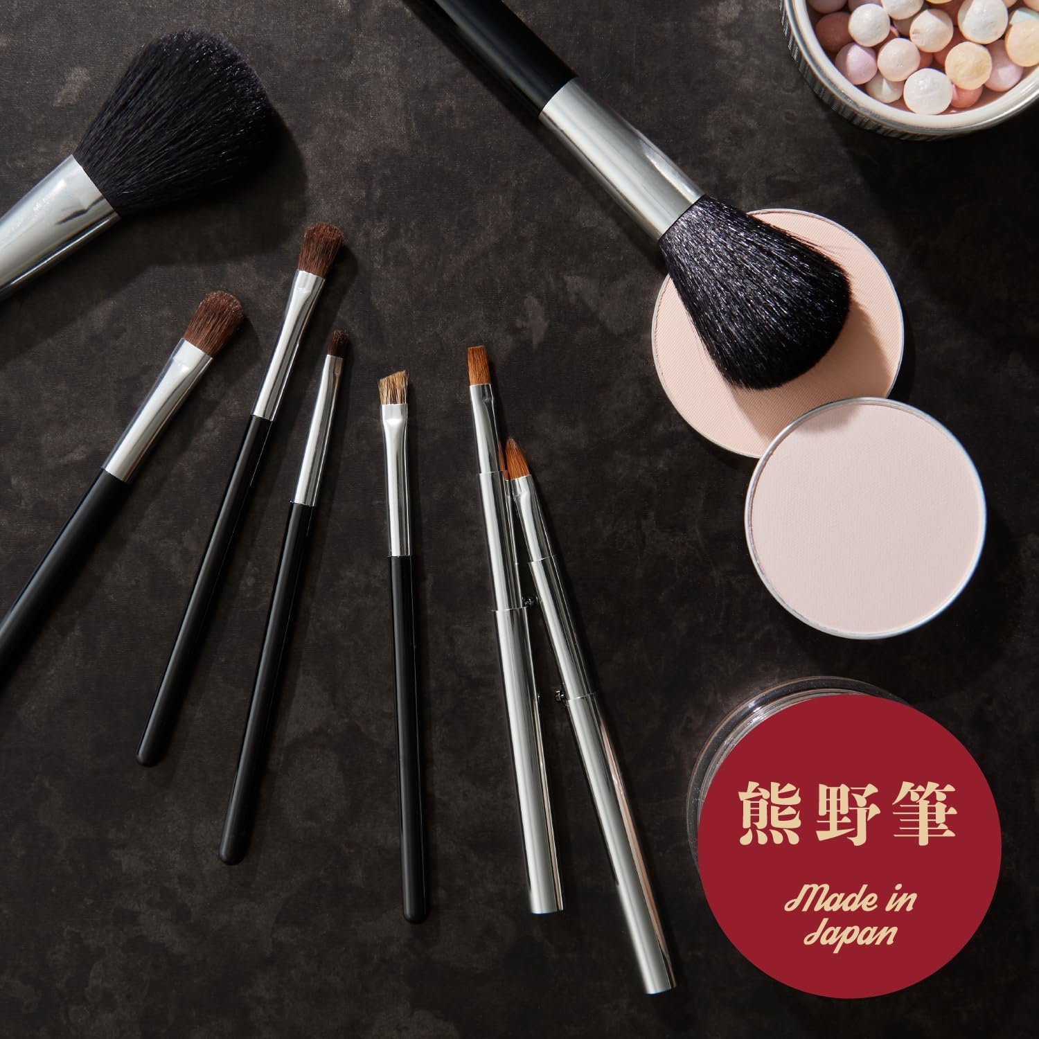 Kai Kai Cosmeup Cosmetic Makeup Brush、Slide Lip Brush、Flat Point、PBT、Kumano Brush、HC3762 - 이미지 6