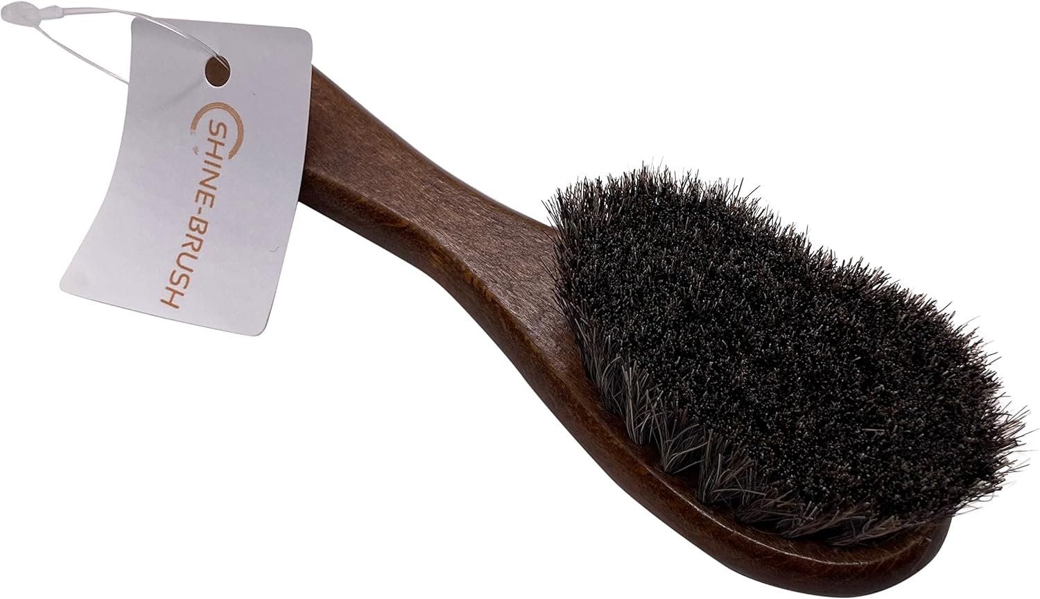 シャインブラシポリッシュブラシ、柔らかい馬の毛、足のマーク、犬、猫、ペット、細いブラッシング、グルーミング - 이미지 6