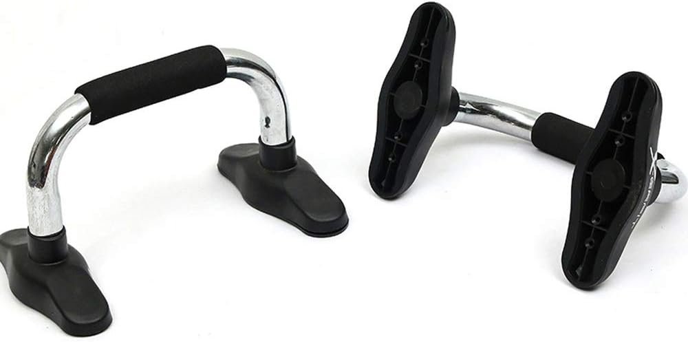 プッシュアップバーグリップハンドルフィットネスエクササイズトレーニングボディとH字型プッシュアップスタンドスリップ、プッシュアップ、筋力トレーニング、身体の修正、ダイエット(色:黒、サイズ:10.0 x 8.1 x 3.1インチ(25 x 20.5 x 8 cm) - 이미지 2