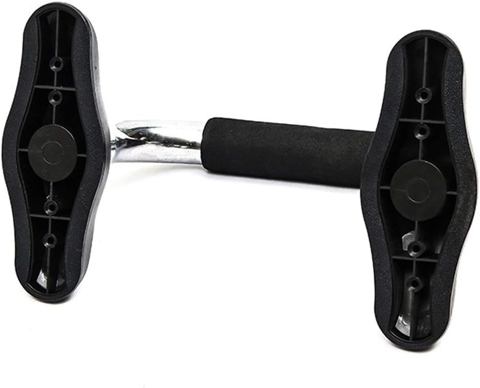 プッシュアップバーグリップハンドルフィットネスエクササイズトレーニングボディとH字型プッシュアップスタンドスリップ、プッシュアップ、筋力トレーニング、身体の修正、ダイエット(色:黒、サイズ:10.0 x 8.1 x 3.1インチ(25 x 20.5 x 8 cm) - 이미지 4