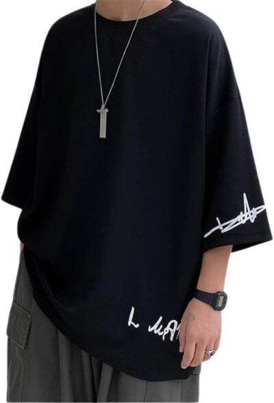 Foveitaa Summer Tシャツ、メンズ、3/4スリーブ、メンズ、大きなサイズ、ルーズフィット、半袖、クール、シンプル、ファッショナブル、ビッグシルエット、クール、快適、ソフト、ソフト、スタイリッシュ、服、