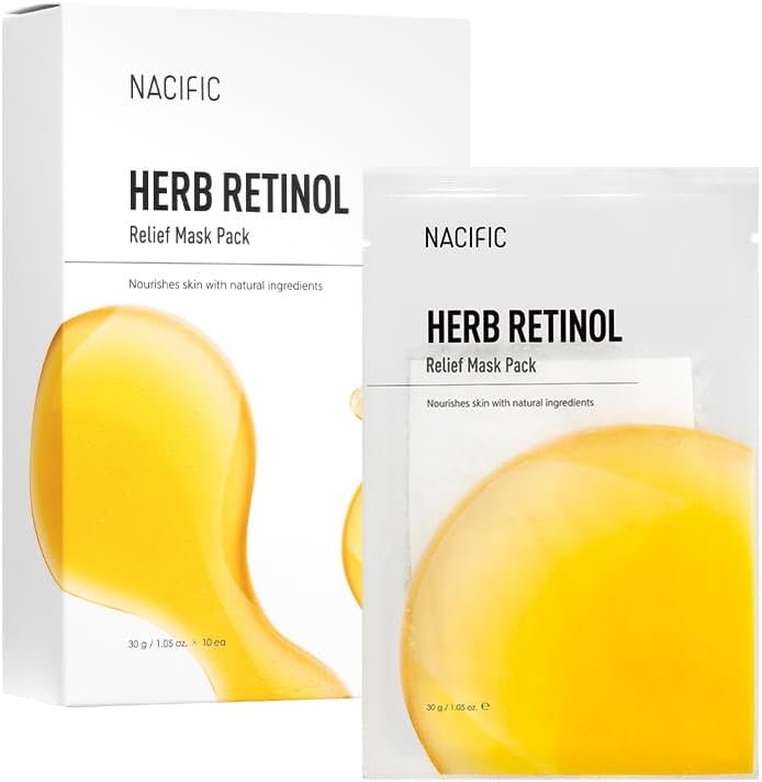 Nacificific Herb Retinol Relief Mask Pack(10枚)ハーブレチノールリリーフマスク(10枚)