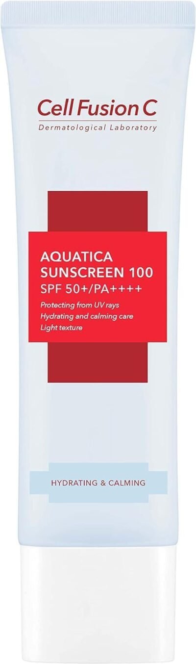 Cell Fusion C Self Fusion C Aquatica Sunscreen 100 SPF 50+ PA ++++、1ピース、50mlの韓国化粧品サンスクリーン