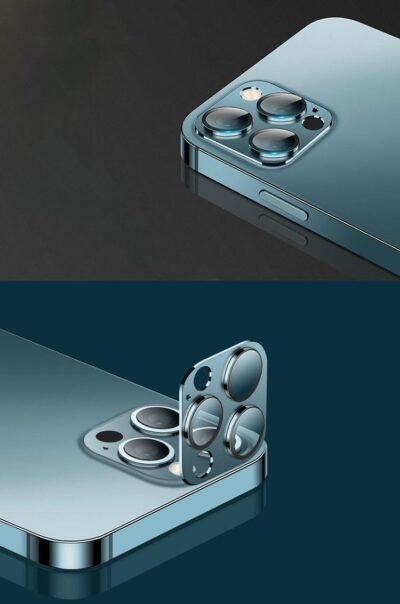 iPhone 12プロマックスカメラレンズカメラ保護フィルムメタルリングカバーiPhone 12 Pro Maxアルミニウム保護レンズカバー用レンズプロテクター [iPhone 12 Pro Max(Gold)]