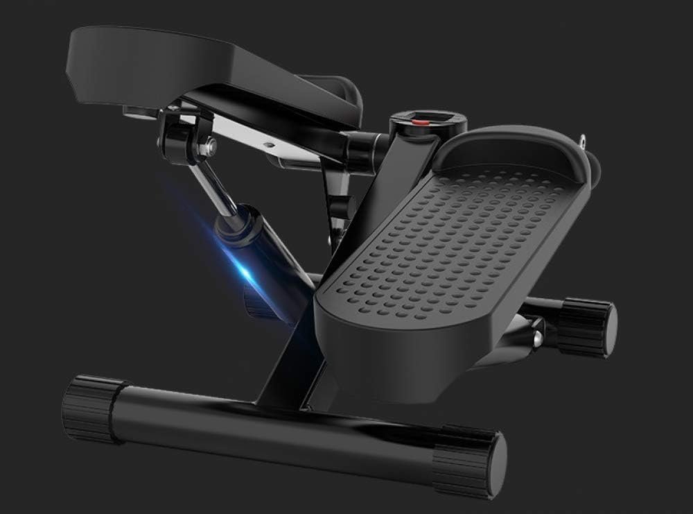 LCD ディスプレイステッパーマシン、多機能ステッピングレッグトレーナー、小型エクササイズ機器、エアロビクスエクササイズバイク、腹筋トレーナー、ホームミニサイレントエクササイズマシン(ブラック) - 이미지 2