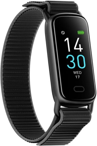 Slub Smart Watch（2025 New）心拍数モニター、歩行計、腕時計、IP68防水、SMS/ライン通知、iPhone互換、Android互換、16のエクササイズモード、燃焼、睡眠モニター
