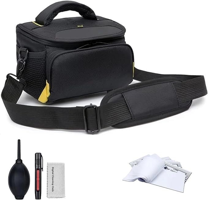 ニコンカメラバッグDSLRクリーニングキットD7500D7100 D3200D5600D90Z5Z50Z30ショルダーフォトグラフィー適用可能なニコンギフト、クリーンキット、L、カジュアル