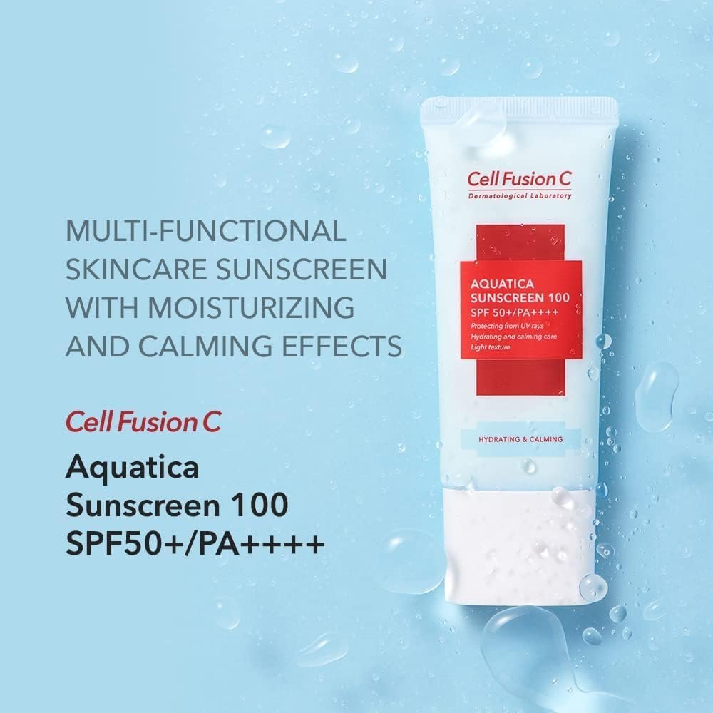 Cell Fusion C Self Fusion C Aquatica Sunscreen 100 SPF 50+ PA ++++、1ピース、50mlの韓国化粧品サンスクリーン - 이미지 2