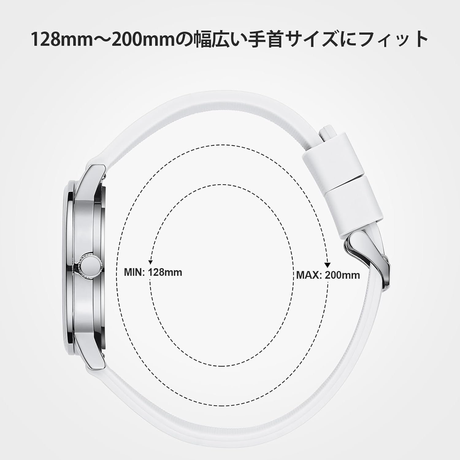 DIZIZID Men's Fashion Quartz Chronograph Watch Silicone Band 3ATM Waterproof Luminous Easy Read Dial Nurse Watch for Medical Workers Students Unisex, white, Modern - 이미지 3