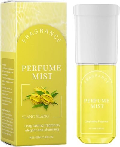 髪の香水-Ylang Ylang香水| Ylang Ylang香水霧| vシークレットボディスプレー|長続きする情熱のフレグランスミスト| 100mlのポータブルボディ香水|エレガントな女性のための肌の香水
