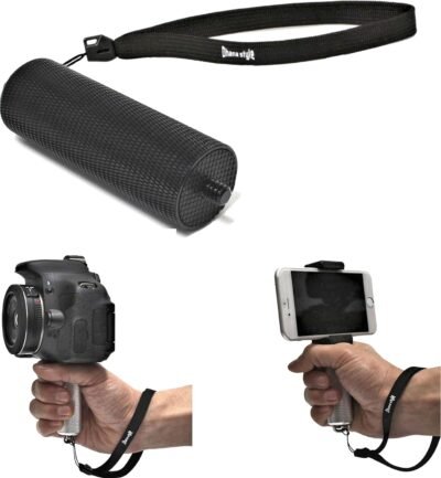 カメラハンドグリップ、モノポッド、アンチシェイク、便利なモノポッド、ミラーレス、コンパクト、デジタルカメラ用（デジタルカメラ）、ビデオカメラ、1/4インチカメラハンドル、MHGタイプ（黒）