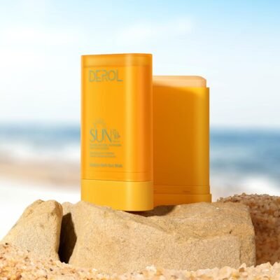 Derol SPF50/PA ++++日焼け止めスティック、汚れた手、UV保護、防水、防水、無色、UV、汗抵抗性、粘着性、粘着性、透明