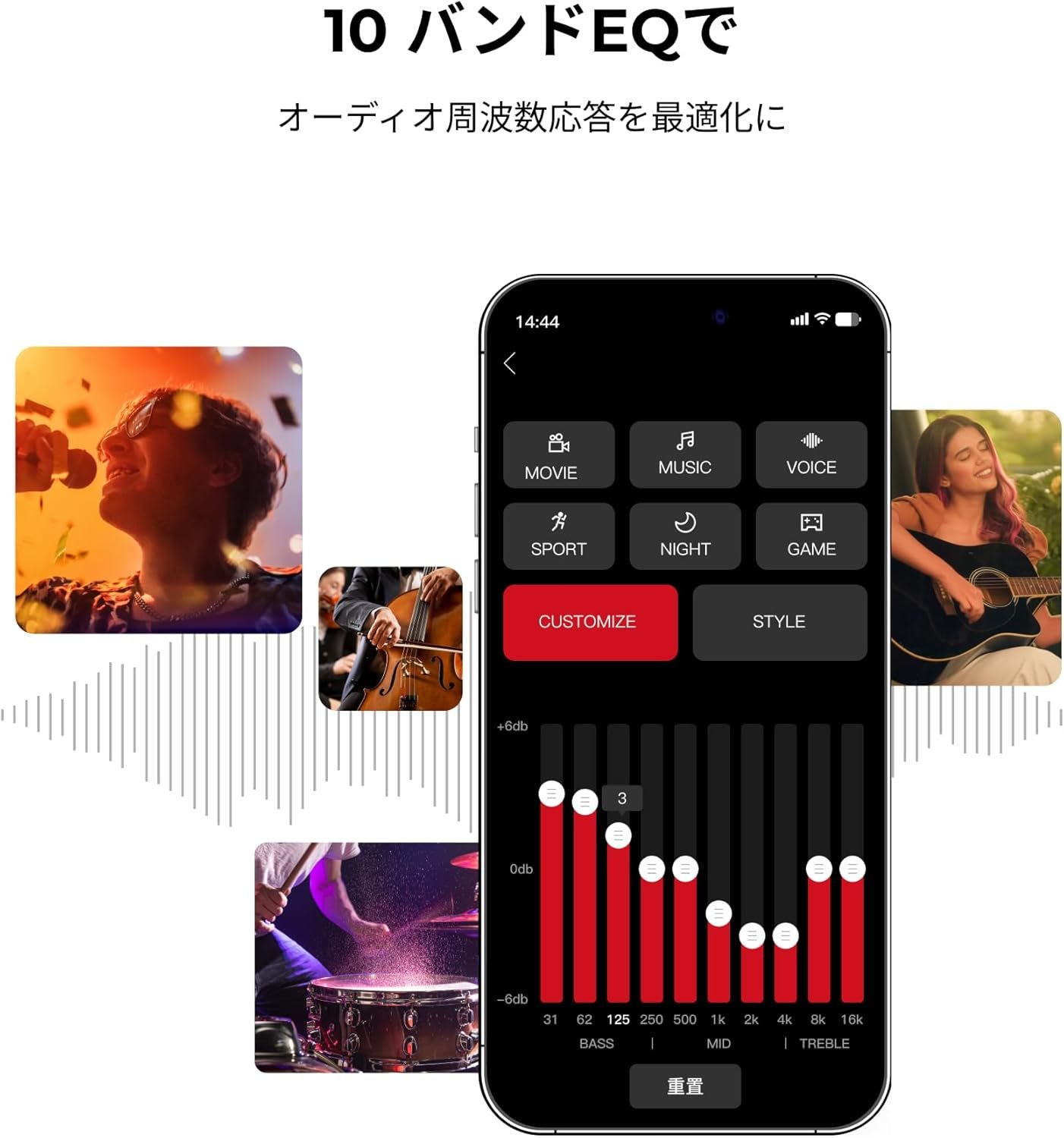 Ultimeaサウンドバー7.1Ch Dolby Atmos Surver Speaker TVサラウンドサウンドシステムアプリコントロールTV Soundbar Home Theatre with Subwoofer Support HDMI Earc/Bluetooth/Light/Aux/USB、Aura A60 - 이미지 8