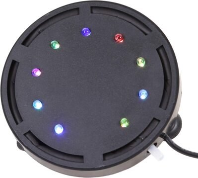 Londafish Aquarium Light、Aquarium Air Stone、Bubble Light、Aquarium Air Stone、Air Pump、酸素サプリメント、水族館の装飾、バブルパネル、LED水族館の光、詰められたカップタイプ、吸引カップタイプ、