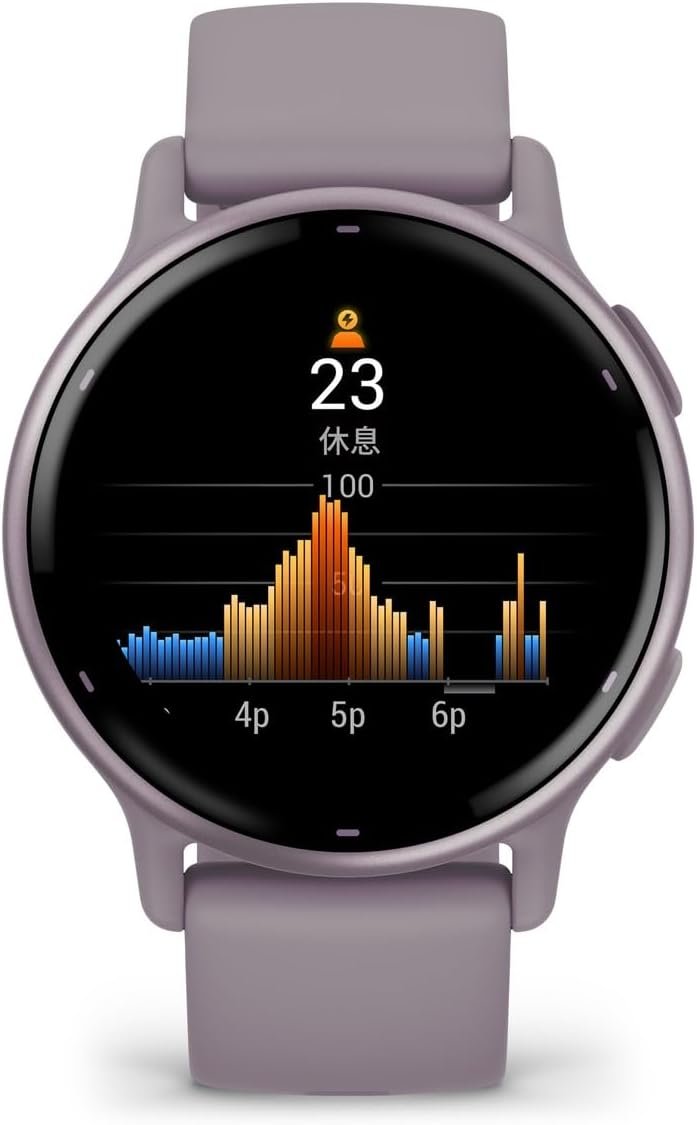 Garmin Vivoactive 5フィットネスGPSウォッチ、睡眠管理、フィットネス年齢、NAP検出、Suica互換、心拍数センサー、ストレスレベル測定、IOSおよびAndroid互換、11日間のバッテリー寿命、 - 이미지 5