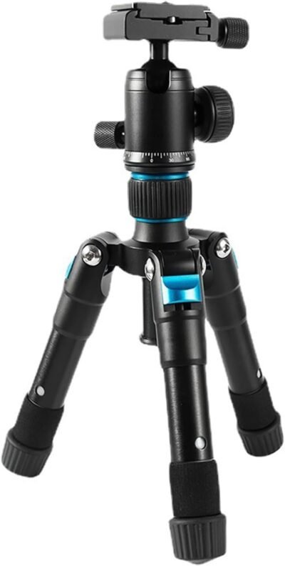 ポータブル三脚アルミニウムデスクトップスタンド20インチ360度ボールヘッド付き度ボールヘッド付き