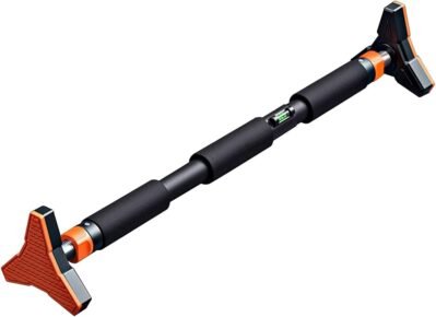 プルアップバーポータブル上半身のエクササイズ水平バー、49.2-57.1インチ(125-145 cm)調整可能なトレーニングバー、安全な負荷容量55.1ポンド(250 kg)