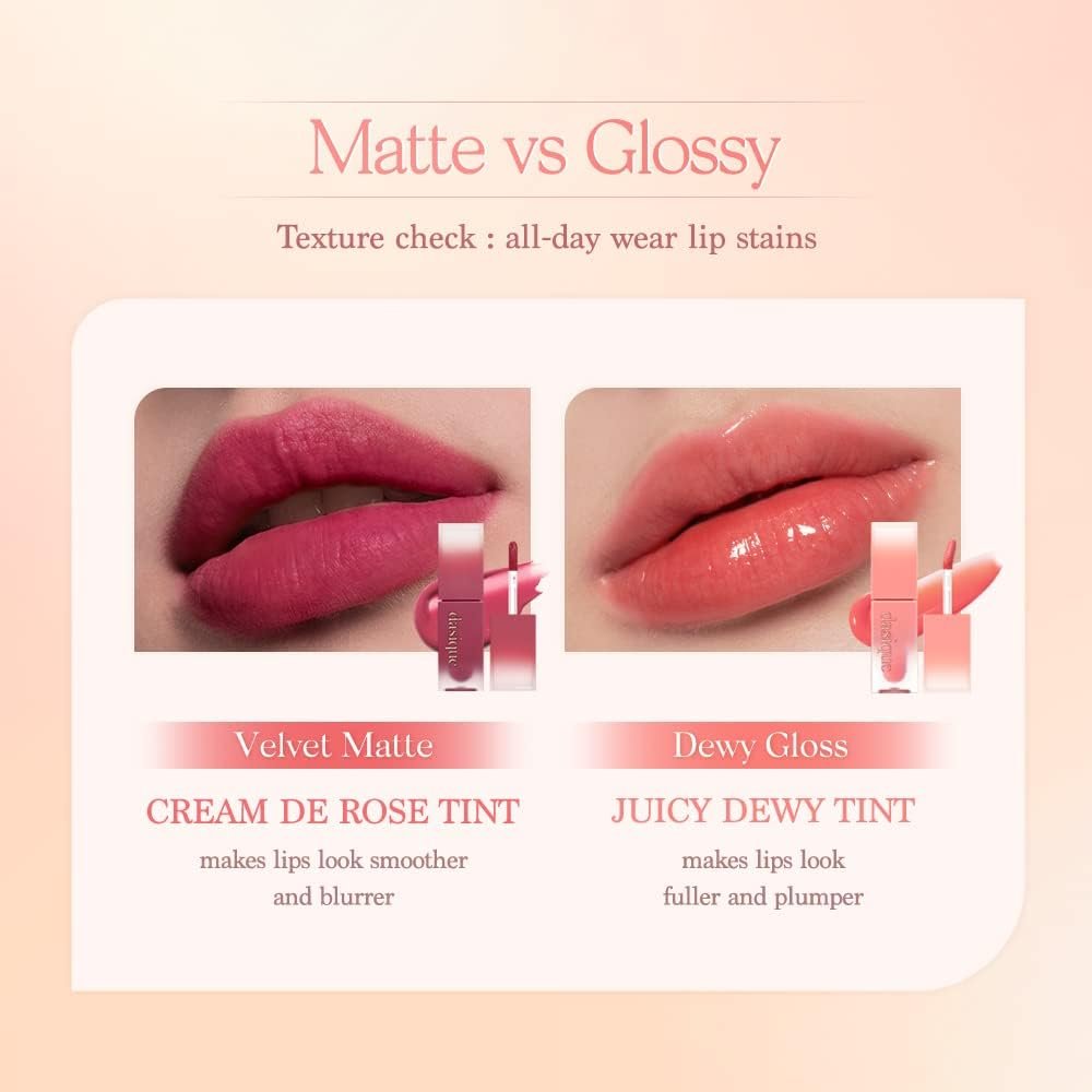 Dasique Juicy Dewy Lip Tint、Lipstick(#03 Pink Guava) - 이미지 7