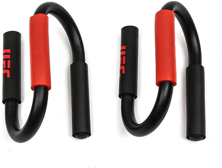 プッシュアップバー男性女性スポーツ用品フィットネスプッシュアップチェストバースタンド運動トレーナージム用のプッシュアップ機器(色:赤、サイズ:21x14x11.5cm) - 이미지 3