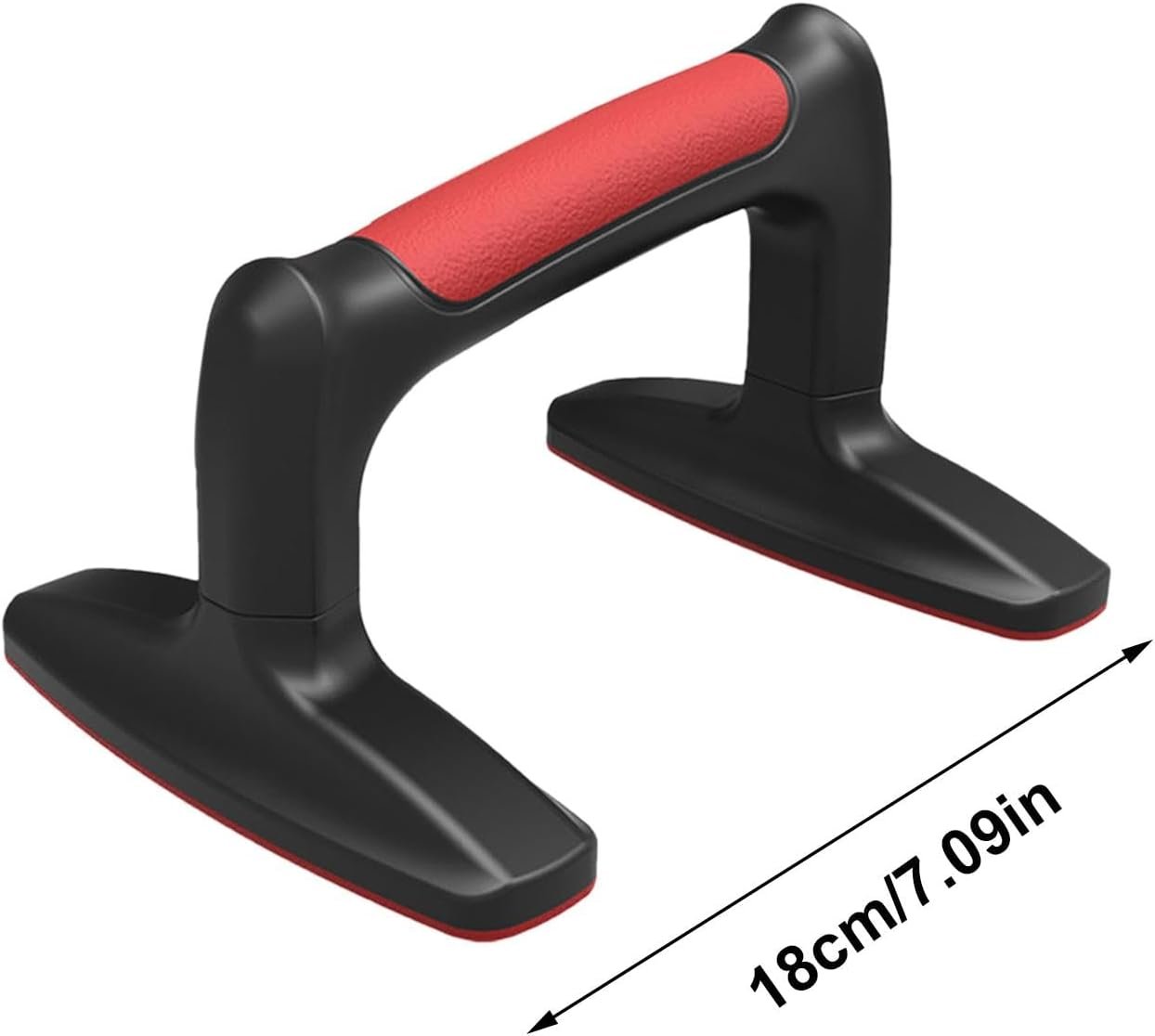 プッシュアップハンドル、プッシュアップスタンドハンドル - プッシュアップブラケット付きのプッシュアップスタンド1ペア - 滑り止め耐久性のある建設ポータブル人間工学に基づいたフィットネスフロアトレーニングのためのプッシュアップスタンドハンドル、トレーニング - 이미지 5