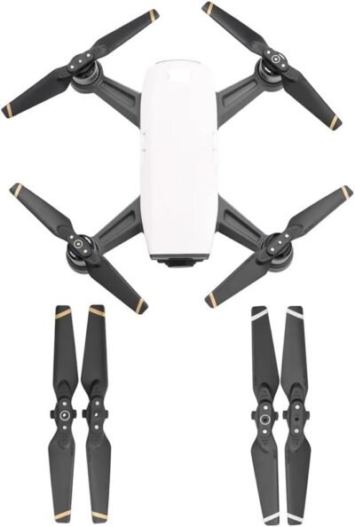 Spark Drone 2PCS 4730F折りたたみ交換用ウィングファンスペアパーツ互換（ゴールド）
