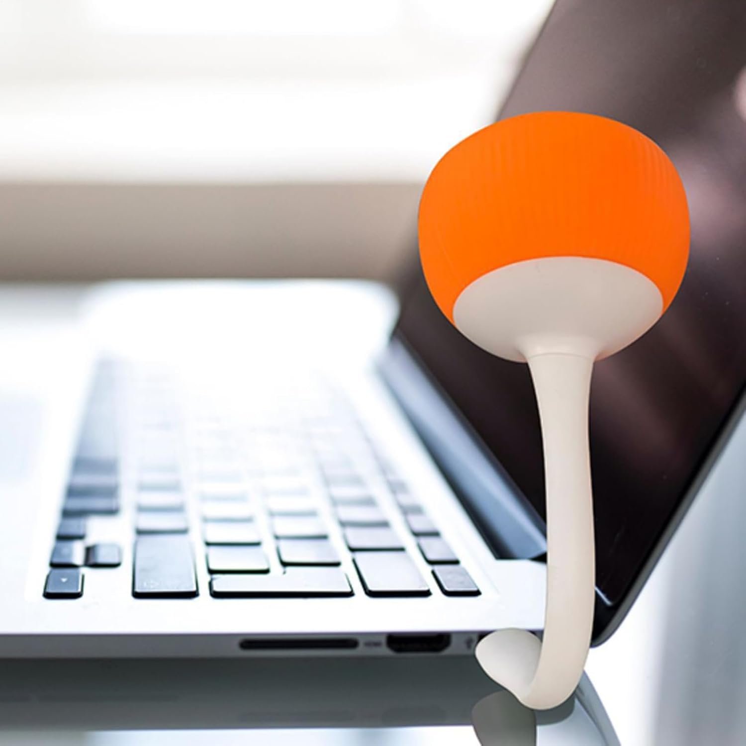 小さなコンピュータースピーカー - 柔軟なケーブルを備えたポータブルUSBデスクトップサウンドバー、クリアステレオ出力|仕事、勉強、会議、ラップトップまたはPCの使用、コンパクトデザイン、大量のミニスピーカーの理想に最適です - 이미지 3