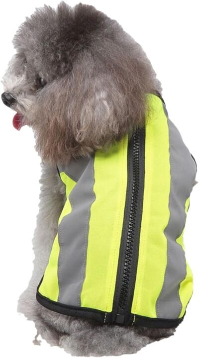 犬の反射ベスト -ベストペット高視認性アパレル|犬の安全サービスの|ジッパートレーニングペット用品を小品種のための視認性の高い子犬ジャケットジッパートレーニングペット用品を小品種のための視認性の高い子犬ジャケット -ペット用高| 犬用安全サービス| ジッパー付き高性子犬用ジャケット性子犬用ジャケット