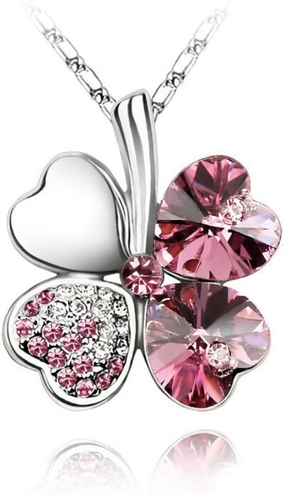 Josepha Lorraine Quatrefoil Clover Necklace、10色、女性のファッションジュエリー