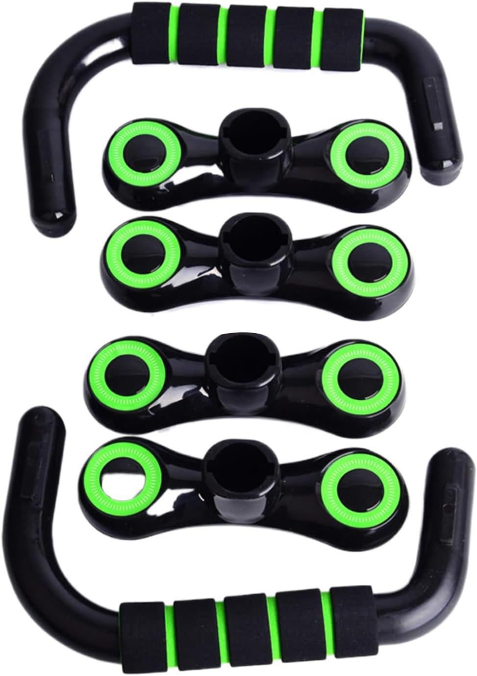 プッシュアップボード -プッシュアップスタンド| 1 ペア人間工学に基づいた腕立て伏せブラケット、調整可能なトレーニングはホームフィットネスエクササイズのための屋外の板方針体重トレーニングジム機器の男性と女性のための機器 - 이미지 8