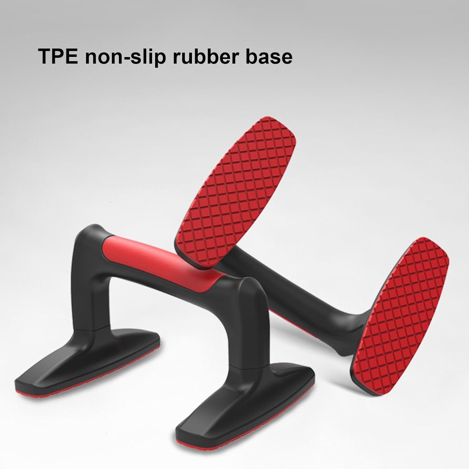 プッシュアップハンドル、プッシュアップスタンドハンドル - プッシュアップブラケット付きのプッシュアップスタンド1ペア - 滑り止め耐久性のある建設ポータブル人間工学に基づいたフィットネスフロアトレーニングのためのプッシュアップスタンドハンドル、トレーニング - 이미지 6