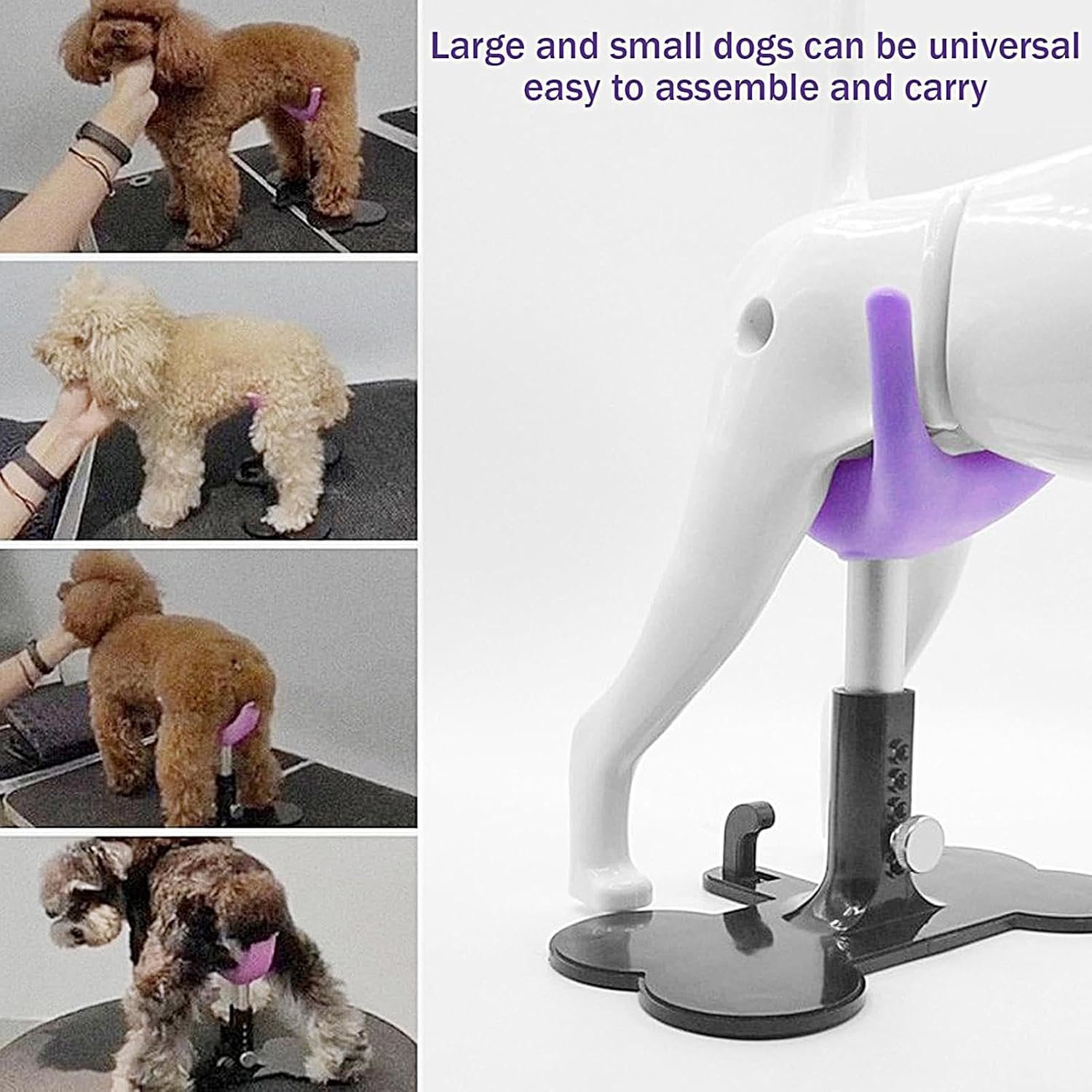 犬用グルーミングチェア| 子犬シャワーラダー -高さ調整可能なベンチ高さ調整可能なベンチカット - 이미지 5