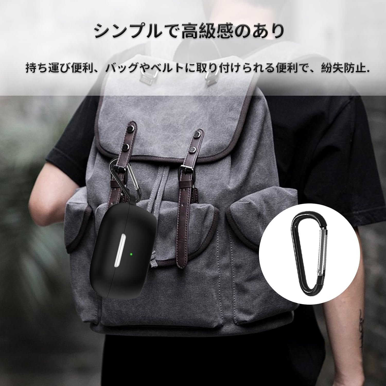 Buitfou Bose QuietComfort Earbuds Case(2024リリース)Bose QuietComfortイヤホンの保護カバーBose QuietComfort Earbudsケース、ソフトシリコン、ドロップ予防、スクラッチ耐性、衝撃プルーフ、 - 이미지 7