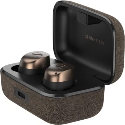 Sennheiserワイヤレスイヤホン、Momentum True Wireless 4、Black Copper、High Performance Driver、30時間の再生、ハイブリッド適応ノイズキャンセル、Bluetooth 5.4